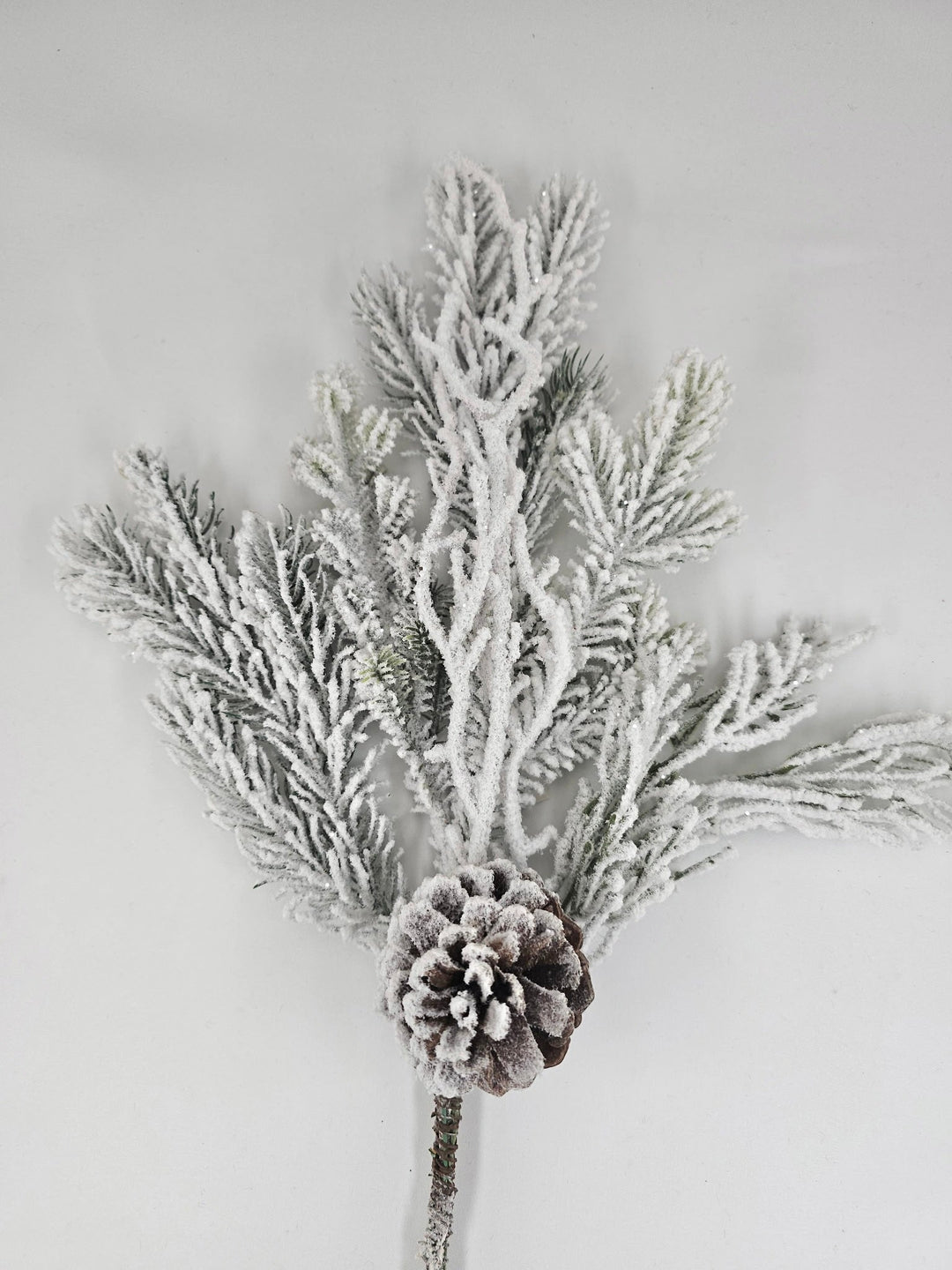 Flocked Mix Pine Pick - Greenery Market38206