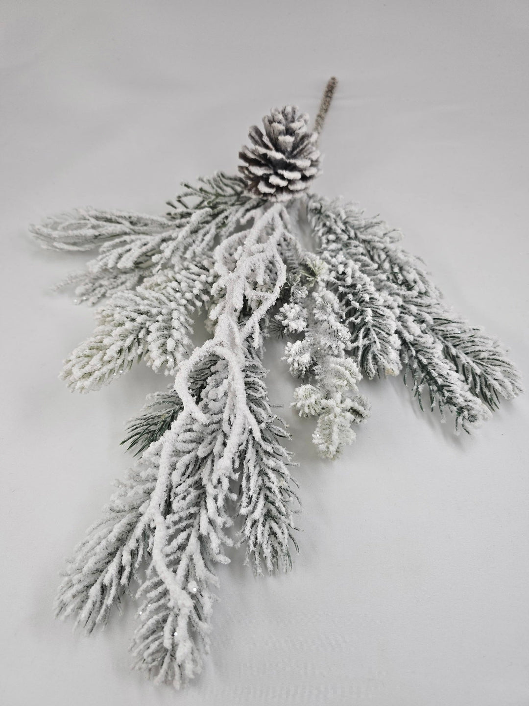 Flocked Mix Pine Pick - Greenery Market38206