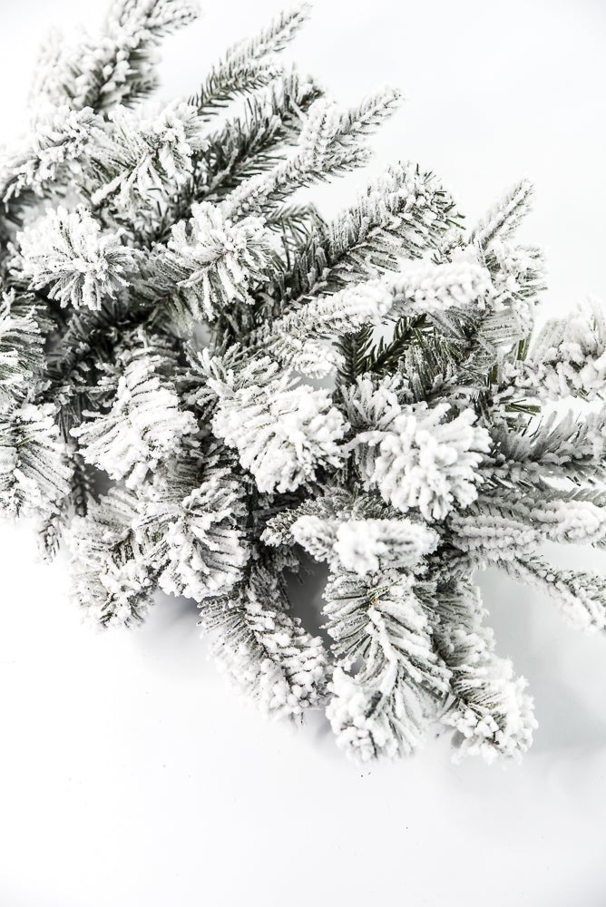 Flocked, Mixed Pine Spray - Greenery Marketgreenery85230