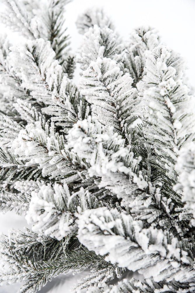 Flocked, Mixed Pine Spray - Greenery Marketgreenery85230