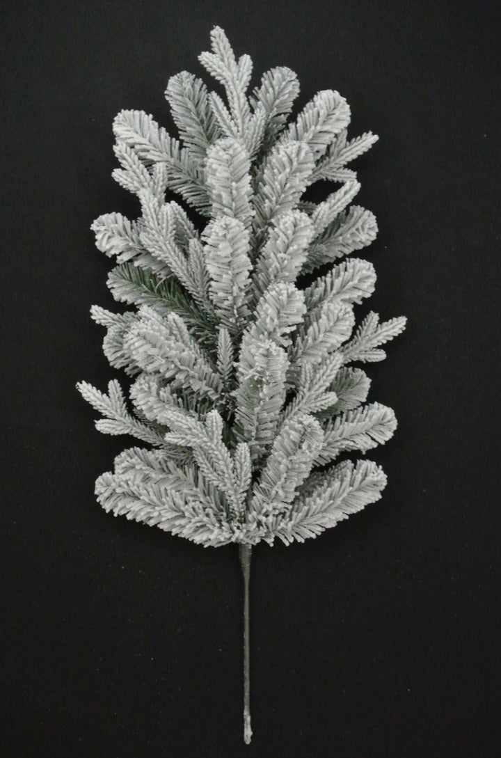 Flocked, Mixed Pine Spray - Greenery Marketgreenery85230