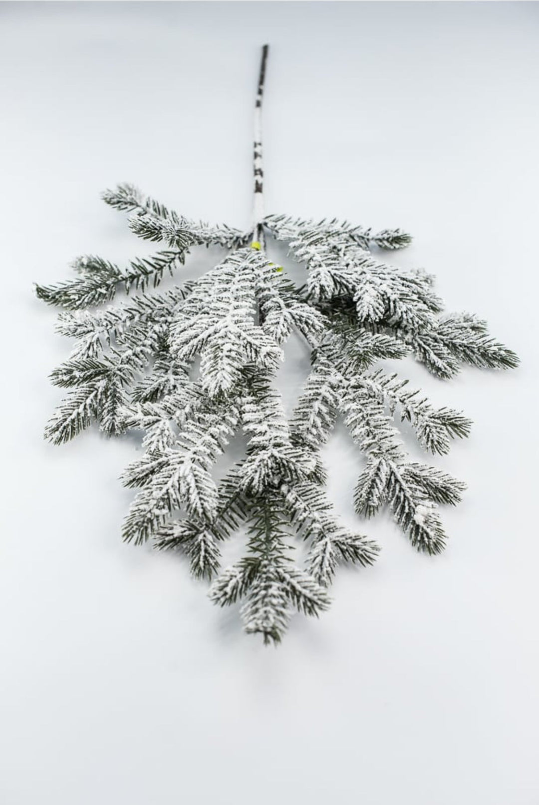 Flocked Spruce Spray - Greenery MarketWreath attachments86017SNOW