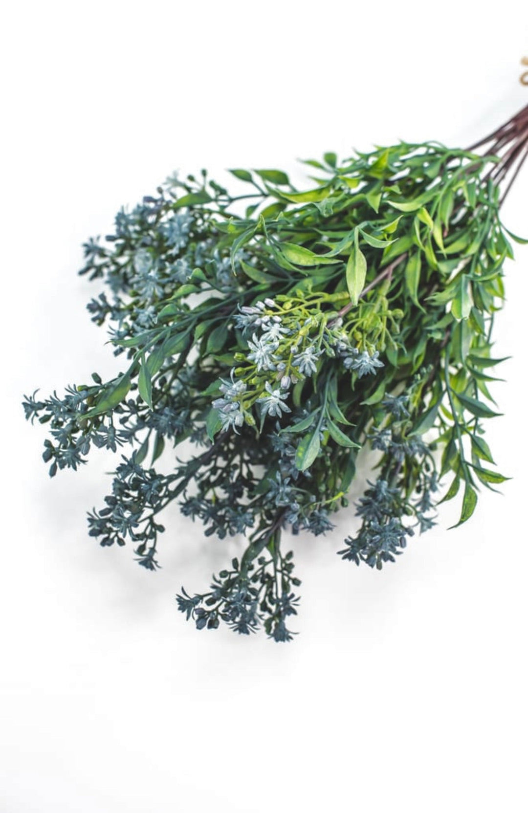 Flower and nandina bundle of sprays - blue - Greenery MarketArtificial Flora26357