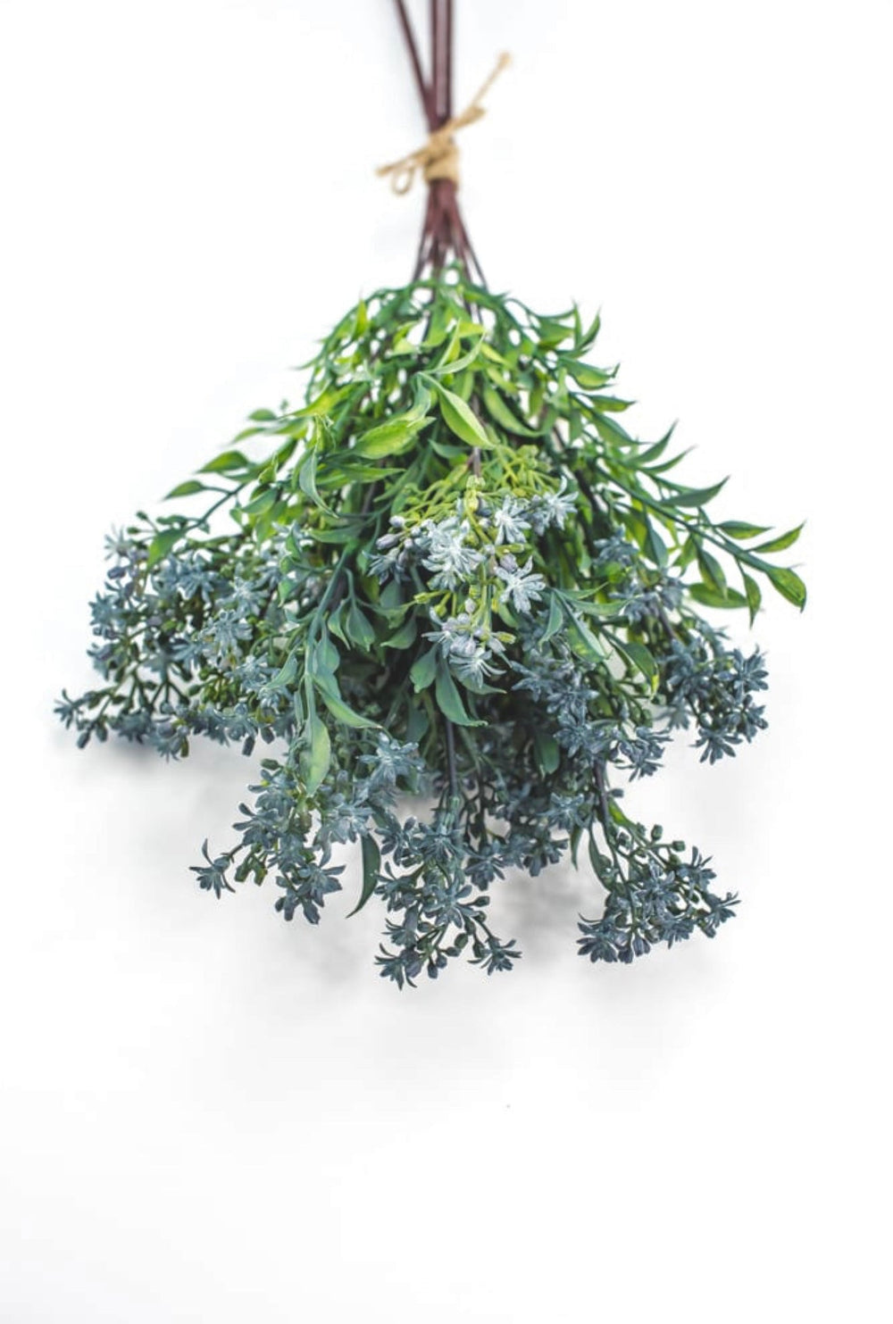 Flower and nandina bundle of sprays - blue - Greenery MarketArtificial Flora26357