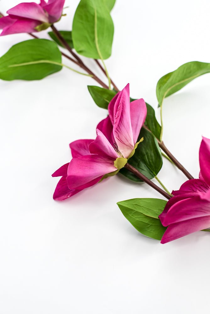 Fuchsia Natural Touch Clematis Spray - Greenery Market210210