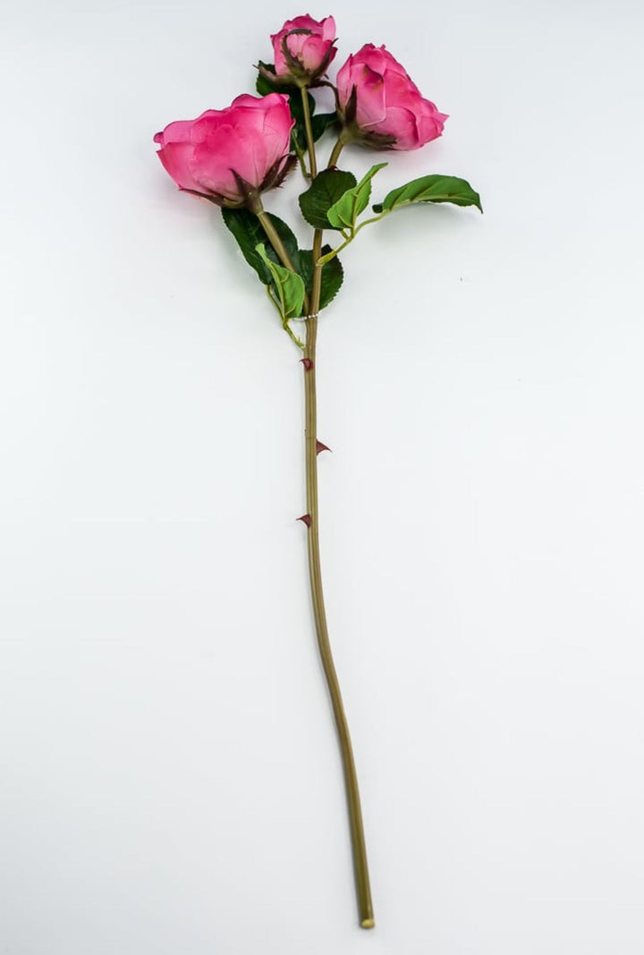 Fuchsia pink, real touch spray rose - Greenery Market6161 - FU