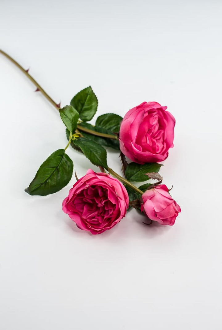 Fuchsia pink, real touch spray rose - Greenery Market6161 - FU