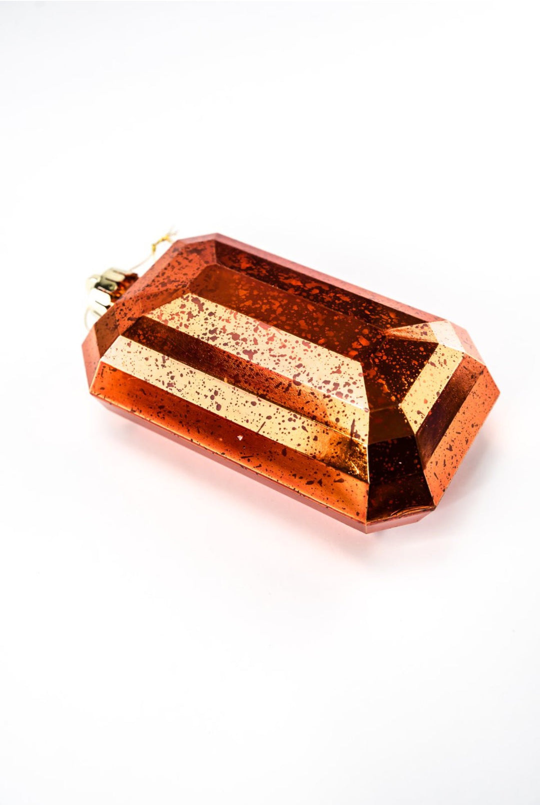 Gems ornament - antique mercury look - copper - Greenery MarketXJ551548