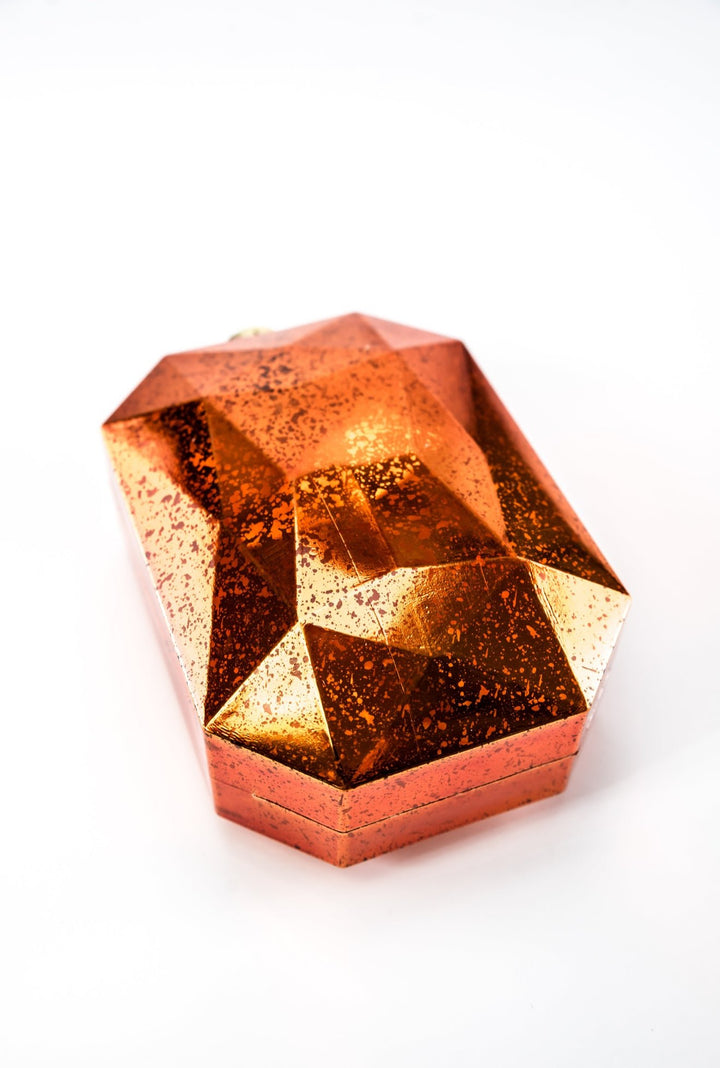 Gems ornament - antique mercury look - copper - Greenery MarketXJ551848