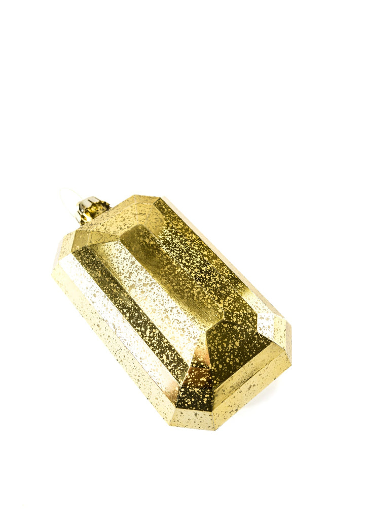 Gems ornament - antique mercury look - gold - Greenery MarketXJ551508