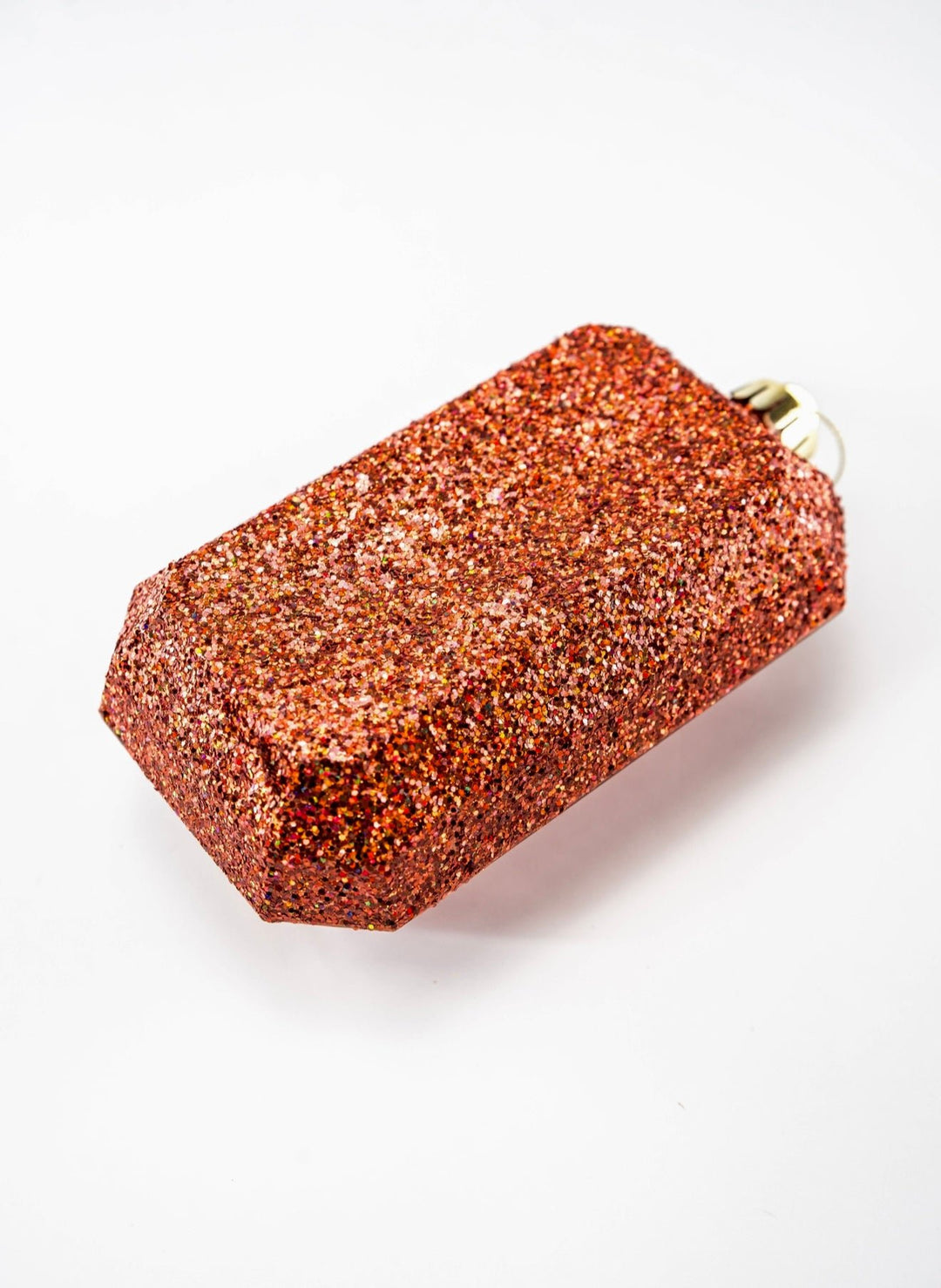 Gems ornament - laser glitter - copper - Greenery MarketXJ552720