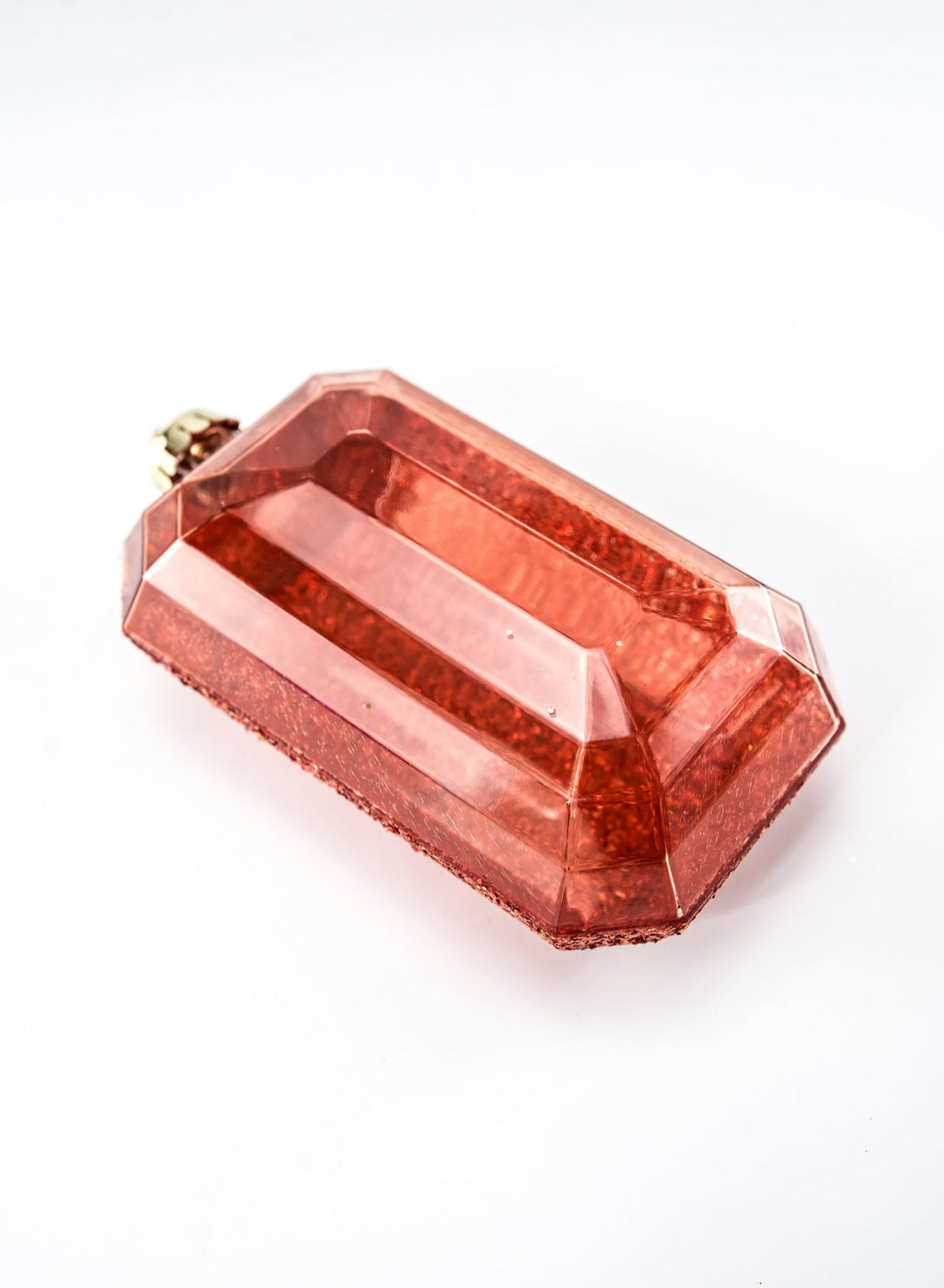 Gems ornament - laser glitter - copper - Greenery MarketXJ552720