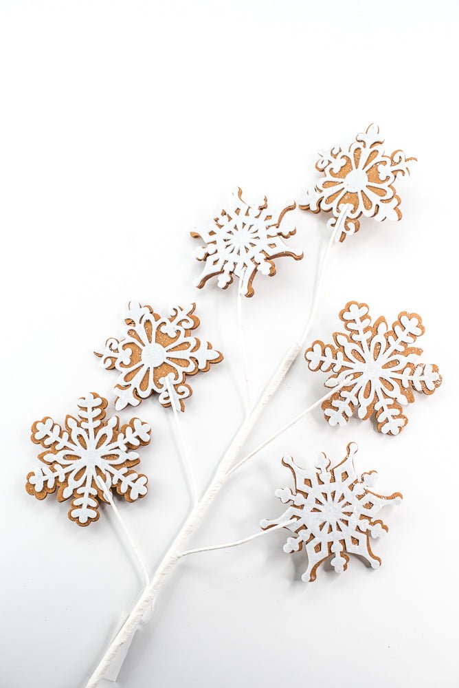 Gingerbread Snowflake - Greenery Market65286