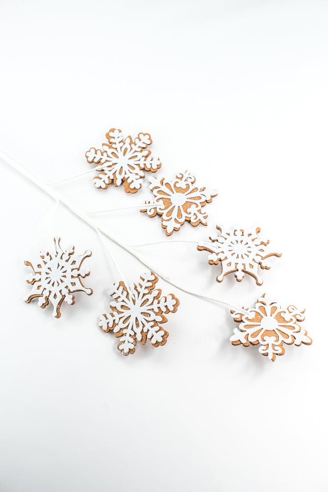 Gingerbread Snowflake - Greenery Market65286