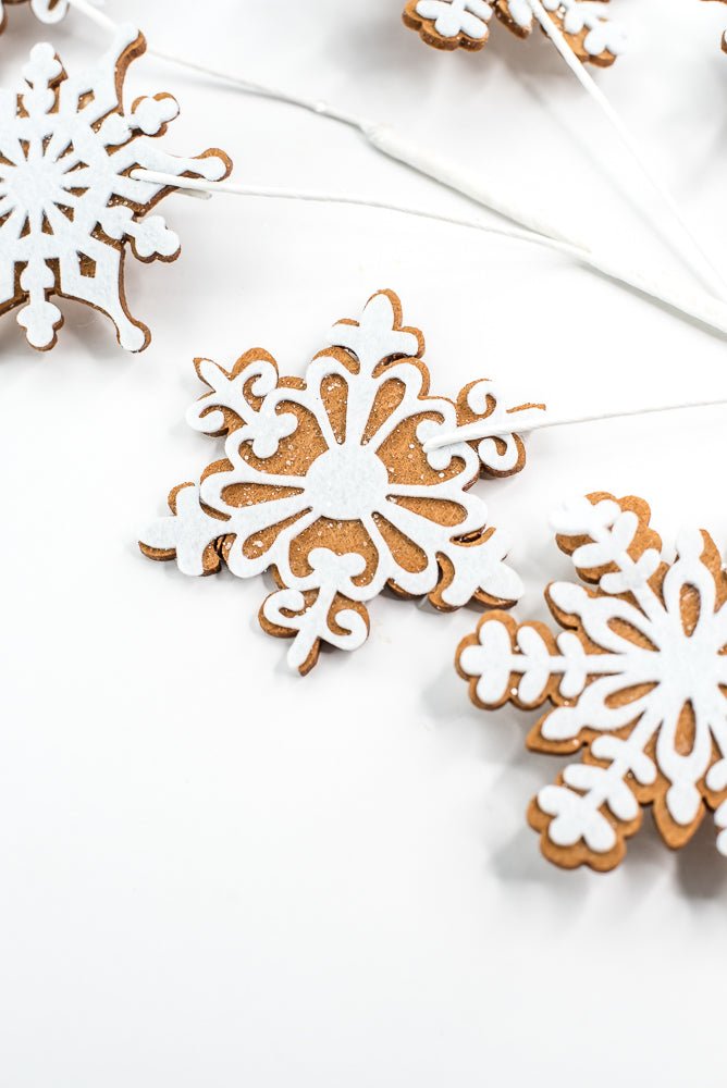 Gingerbread Snowflake - Greenery Market65286
