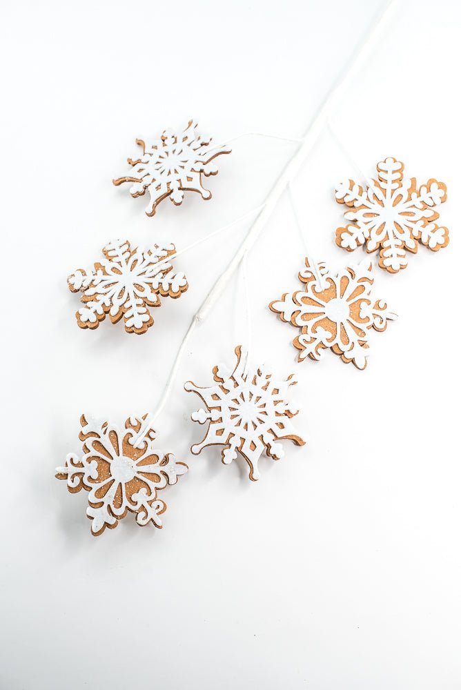 Gingerbread Snowflake - Greenery Market65286