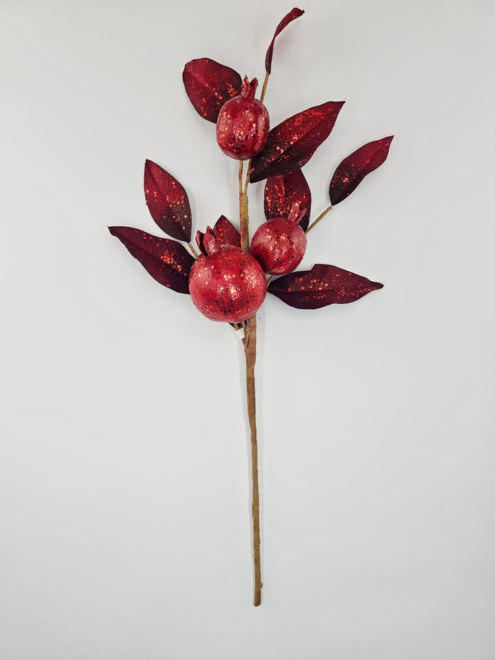 Glittered Pomegranates spray - Greenery MarketXG599 - RBU