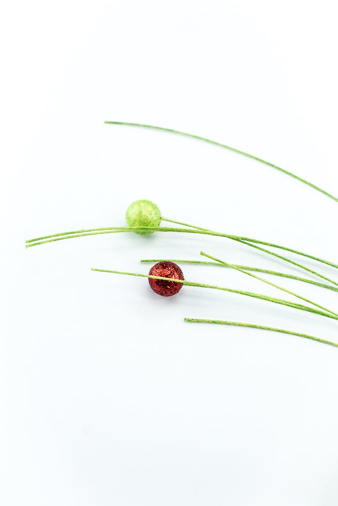 Glittered Watermelon Spray - Greenery MarketPicks62358rdgn