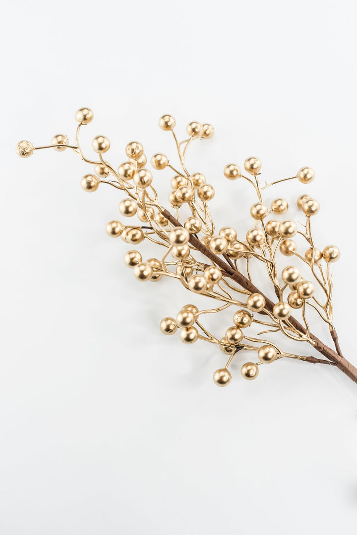 Gold Berry Spray - Greenery Market85111GD