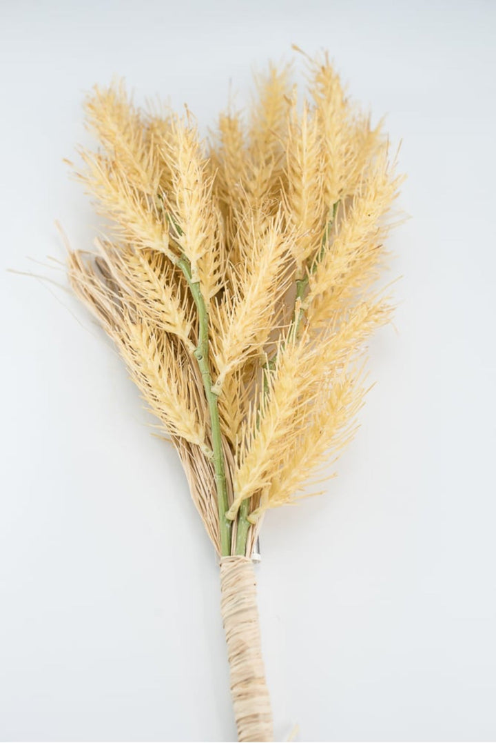 Golden wheat grass bush - Greenery MarketArtificial Flora27901