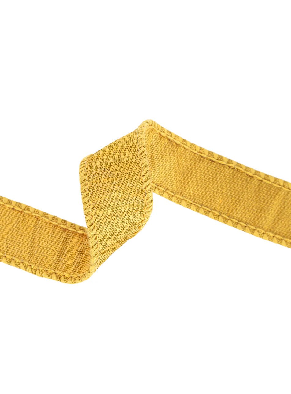 Golden Yellow Dupioni Wired Ribbon 1" - Greenery MarketWired ribbon9100W - 675 - 25E