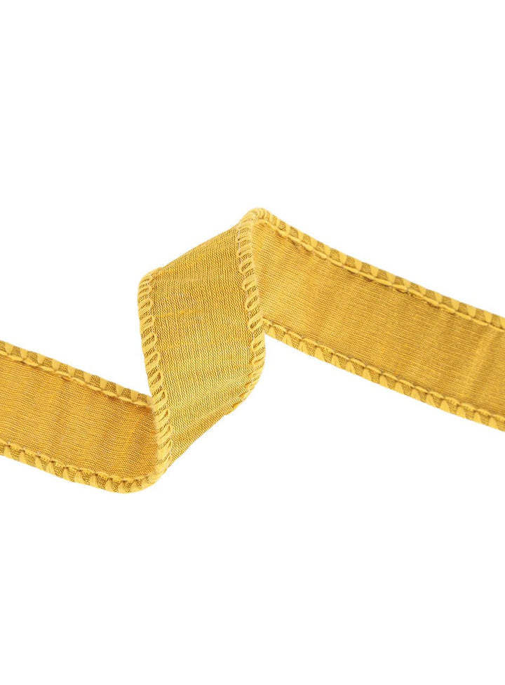 Golden Yellow Dupioni Wired Ribbon 1" - Greenery MarketWired ribbon9100W - 675 - 25E