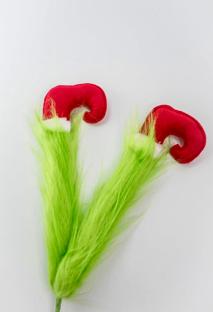 Green fluffy leg spray - Greenery MarketPicks85180GN