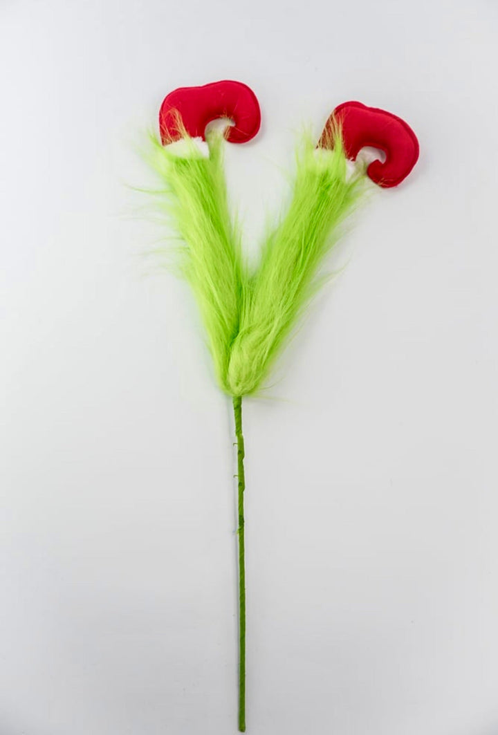 Green fluffy leg spray - Greenery MarketPicks85180GN