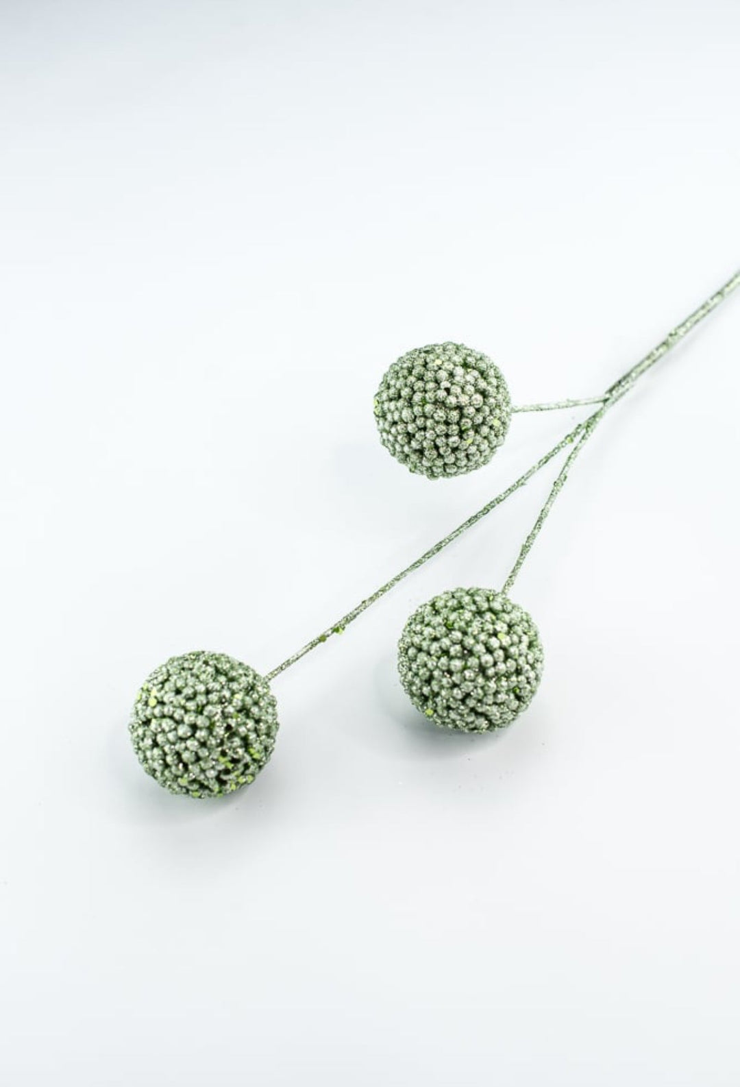 Green glitter ball spray - Greenery MarketGF2734GR