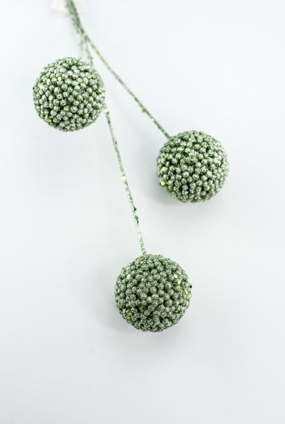 Green glitter ball spray - Greenery MarketGF2734GR