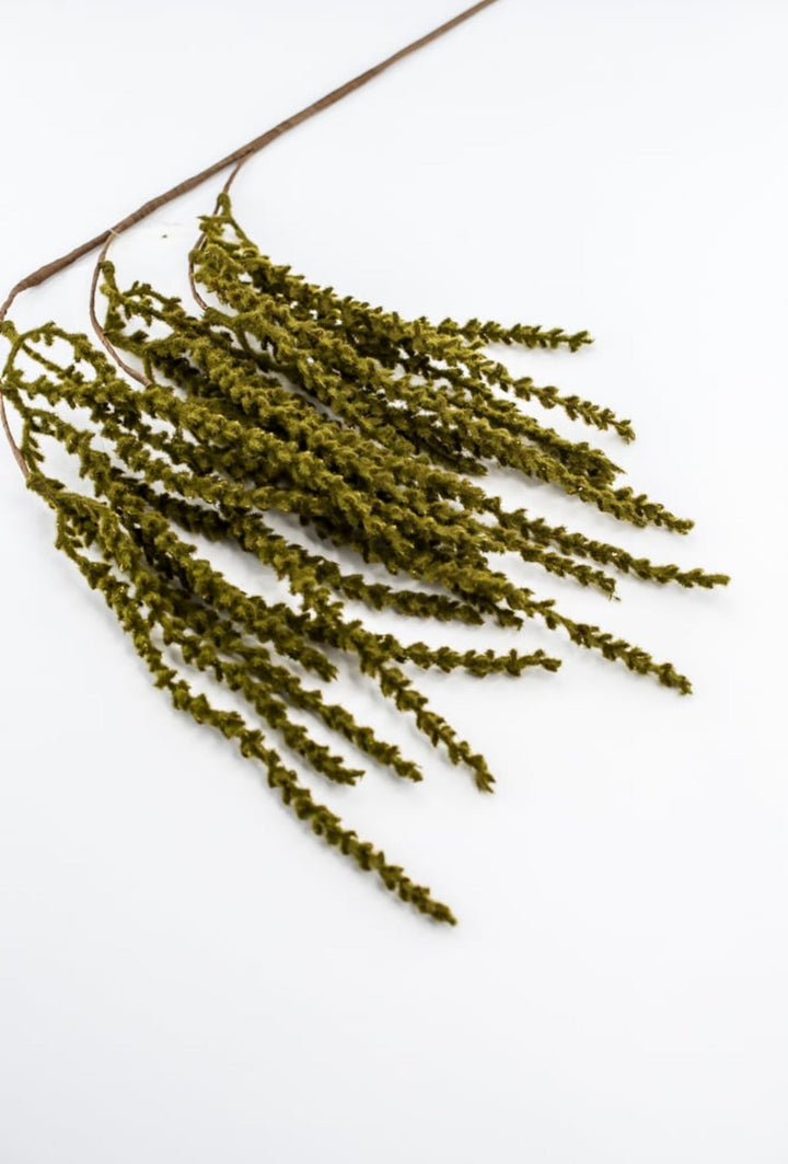 Green Hanging Feather Reed Spray - Greenery Market57273GN