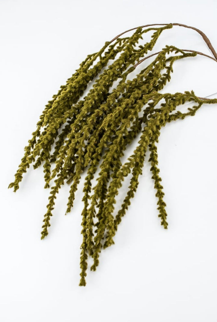 Green Hanging Feather Reed Spray - Greenery Market57273GN