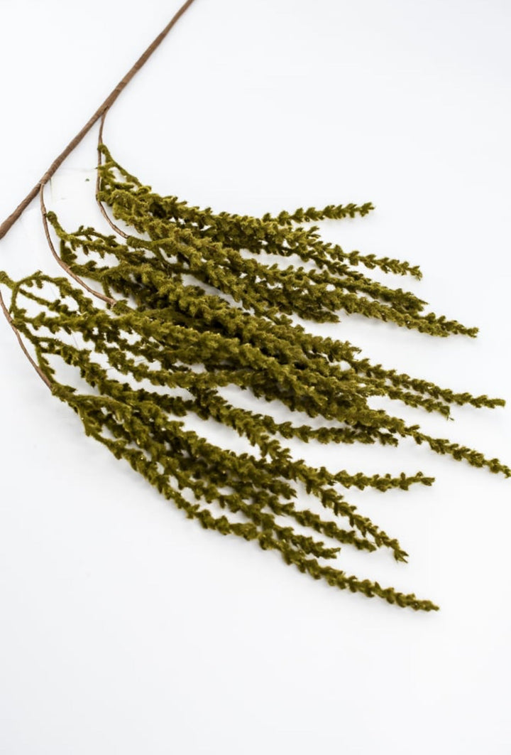 Green Hanging Feather Reed Spray - Greenery Market57273GN