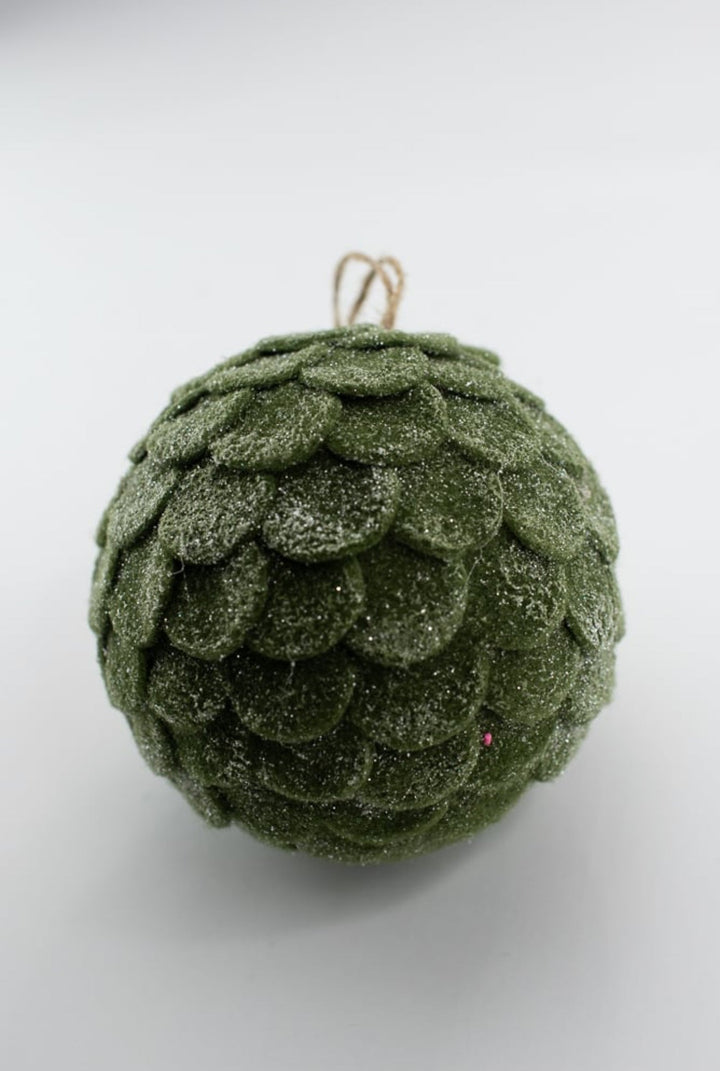 Green Ornament Felt Ball - Greenery Market86361GN