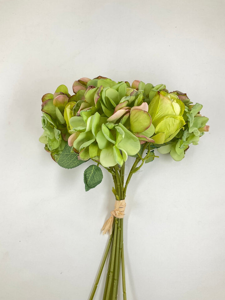 Green Rose And Hydrangeas bundle - Greenery Marketartificial flowers28648
