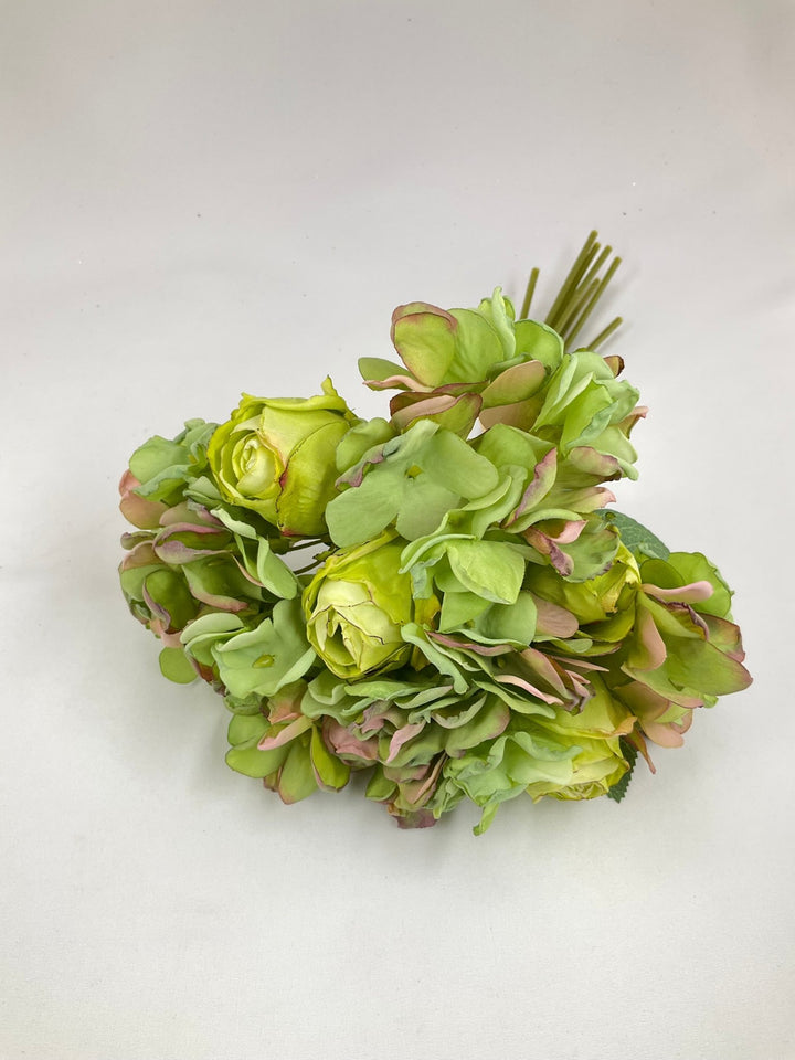 Green Rose And Hydrangeas bundle - Greenery Marketartificial flowers28648