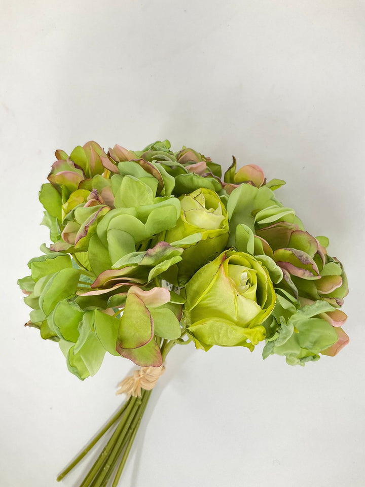 Green Rose And Hydrangeas bundle - Greenery Marketartificial flowers28648