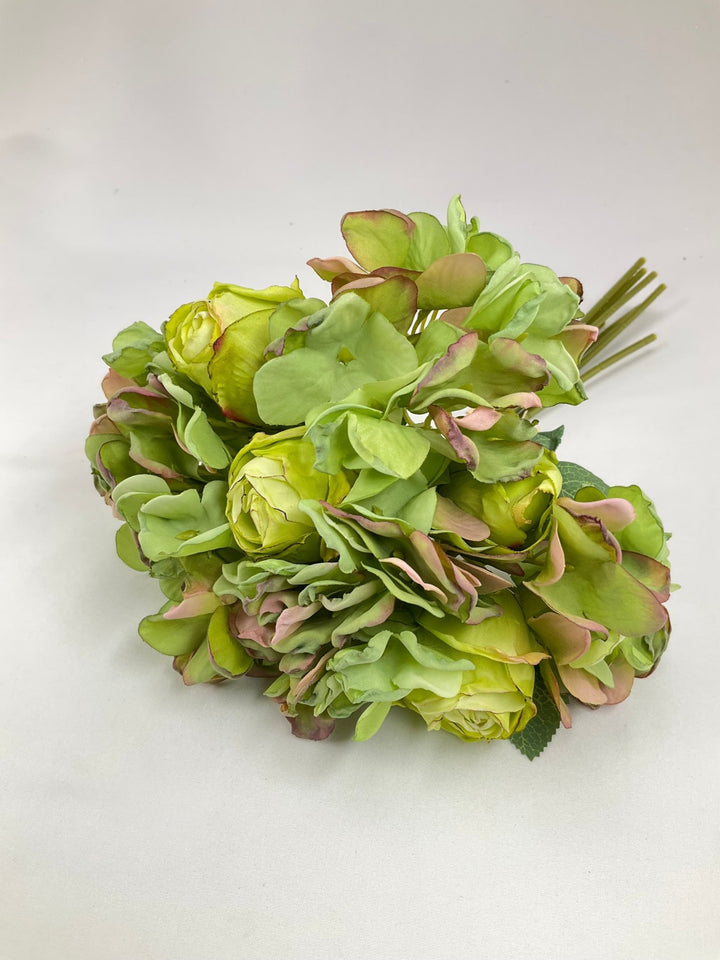 Green Rose And Hydrangeas bundle - Greenery Marketartificial flowers28648