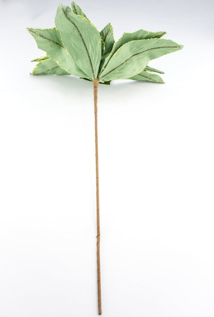 Green, statement size, velvet poinsettia - large - Greenery MarketXS3824A1