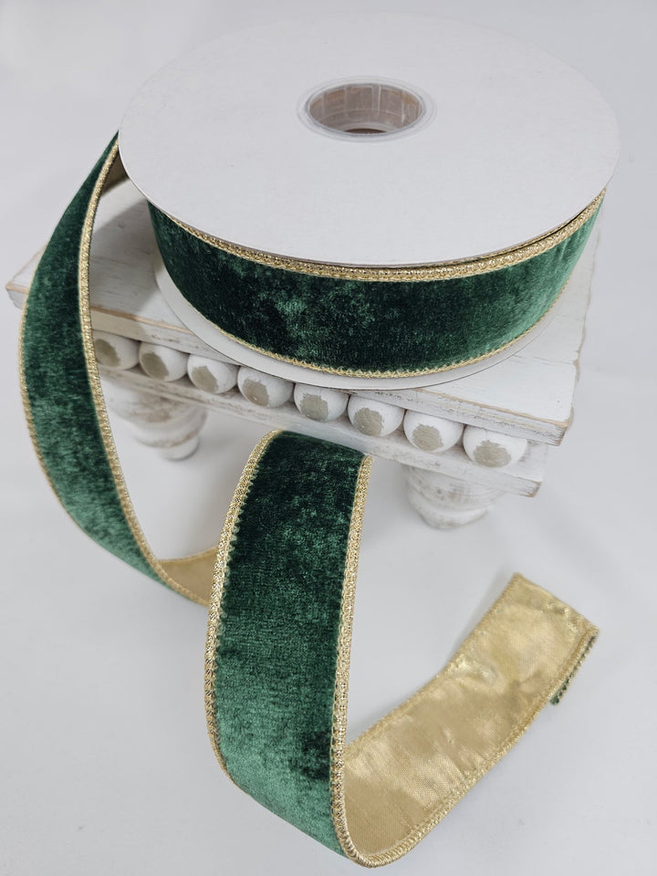 Green Velvet Ribbon - 1.5" - Greenery MarketXR583/15G