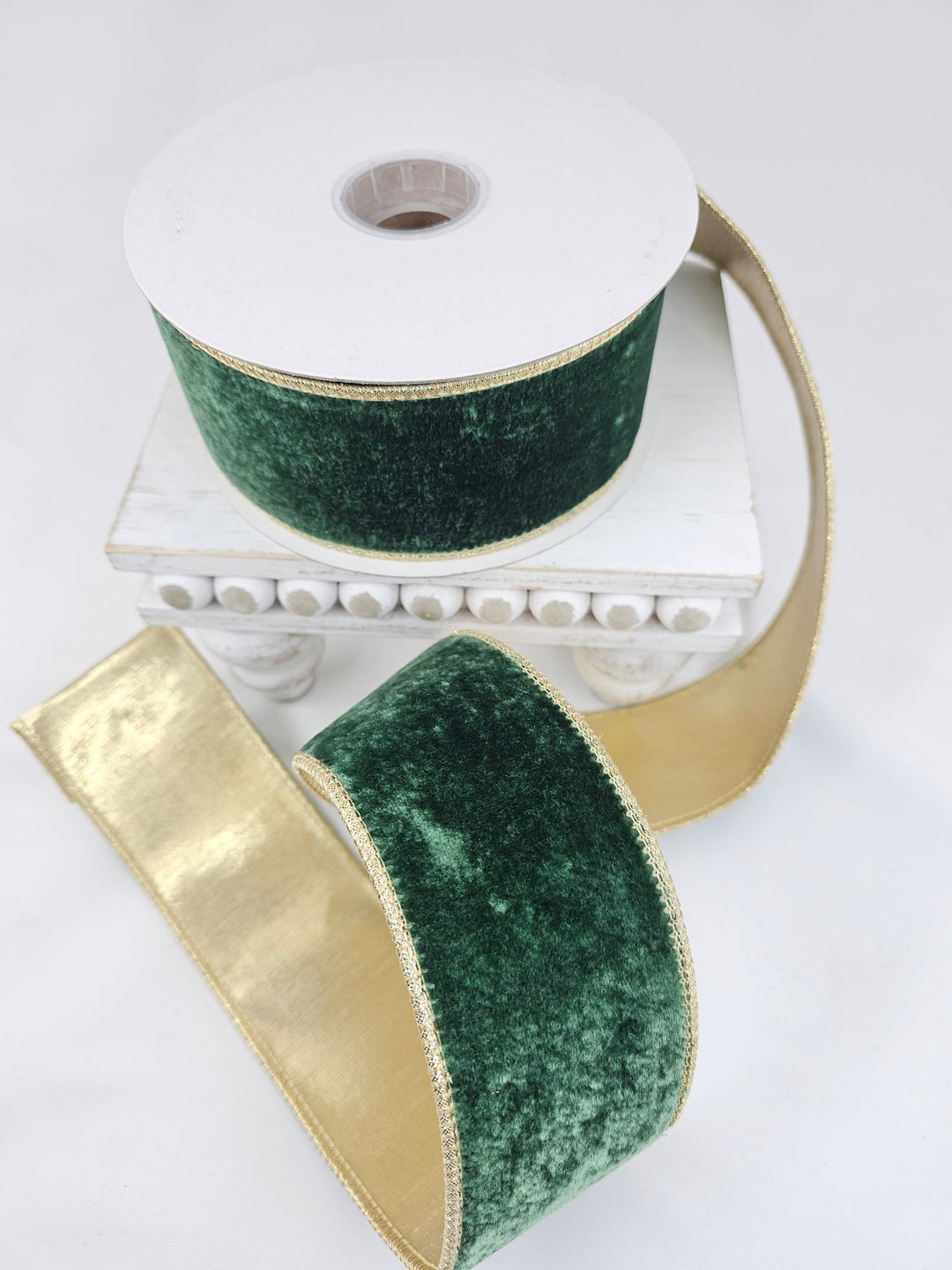 Green Velvet Ribbon - 2.5" - Greenery MarketXR583/25G