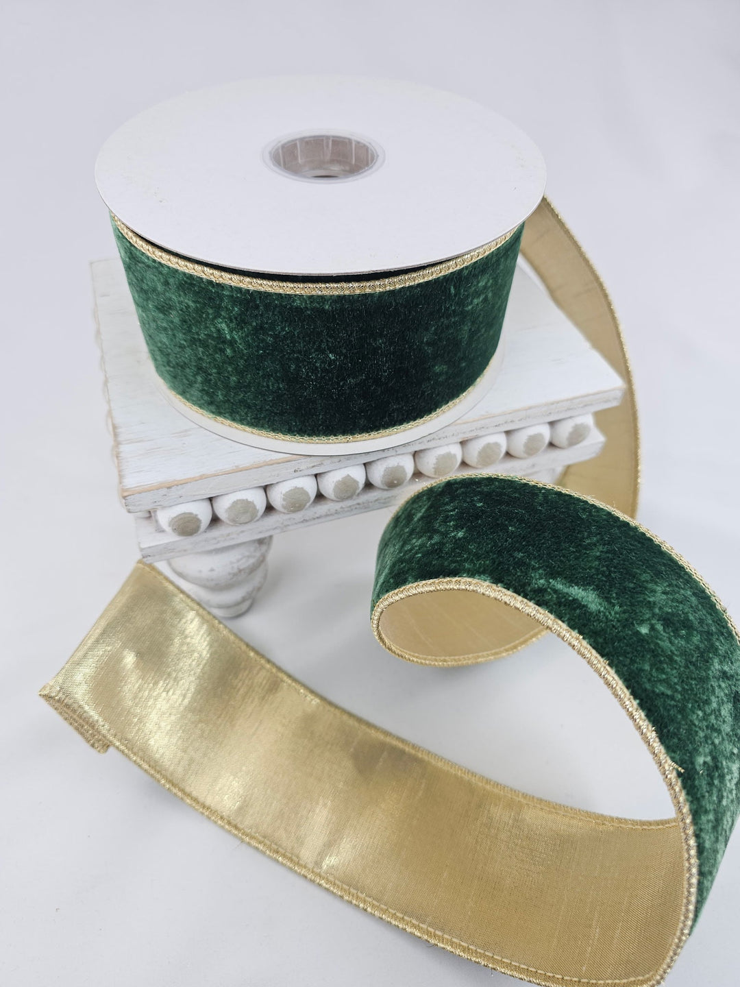Green Velvet Ribbon - 2.5" - Greenery MarketXR583/25G
