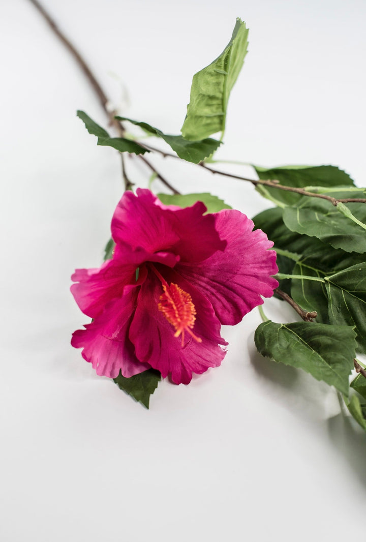 Hibiscus flower spray - bright pink - Greenery Marketartificial flowersMTF24136 FUSH