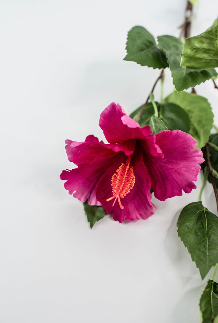 Hibiscus flower spray - bright pink - Greenery Marketartificial flowersMTF24136 FUSH