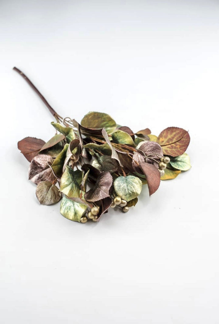 Holiday eucalyptus bush - green mauve - Greenery MarketXF654 - GMV