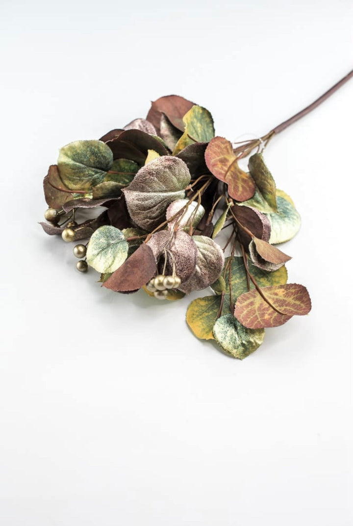Holiday eucalyptus bush - green mauve - Greenery MarketXF654 - GMV