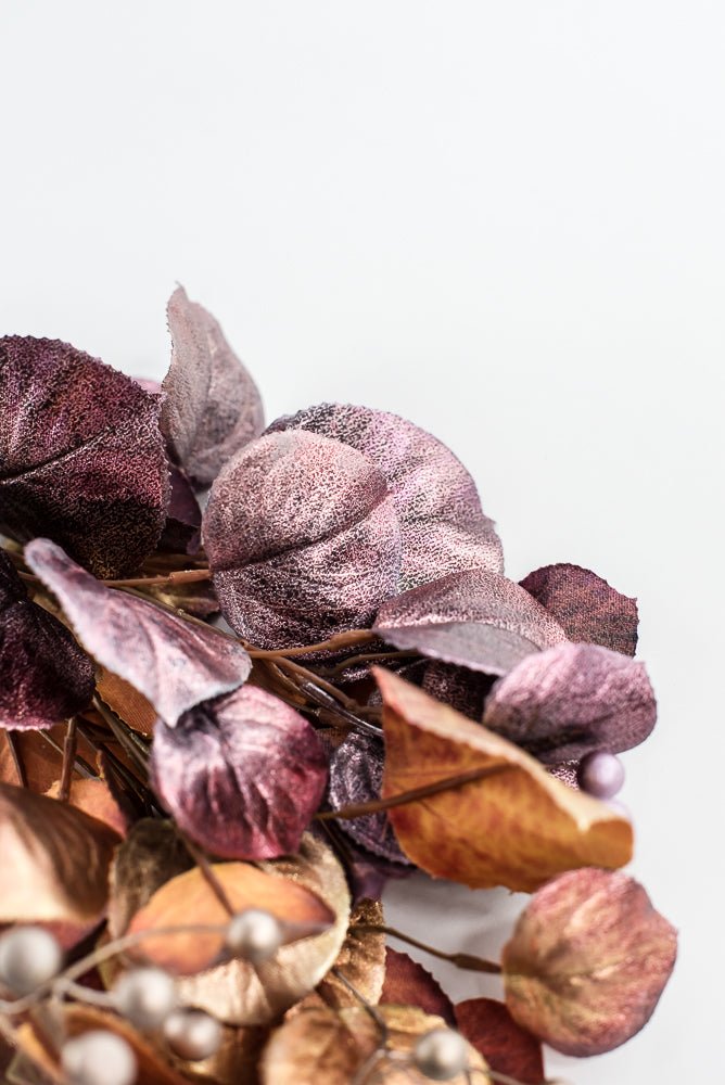 Holiday eucalyptus bush - plum metallic - Greenery MarketXF654 - PLOG