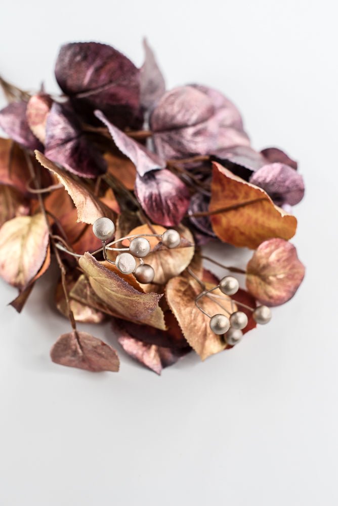 Holiday eucalyptus bush - plum metallic - Greenery MarketXF654 - PLOG