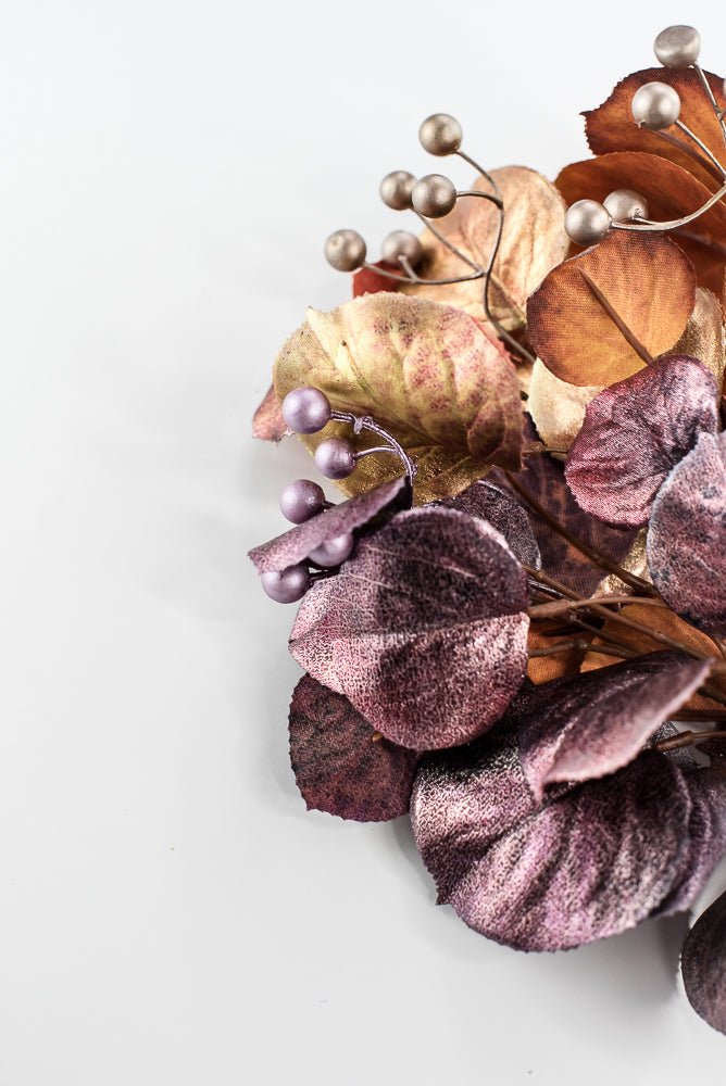 Holiday eucalyptus bush - plum metallic - Greenery MarketXF654 - PLOG