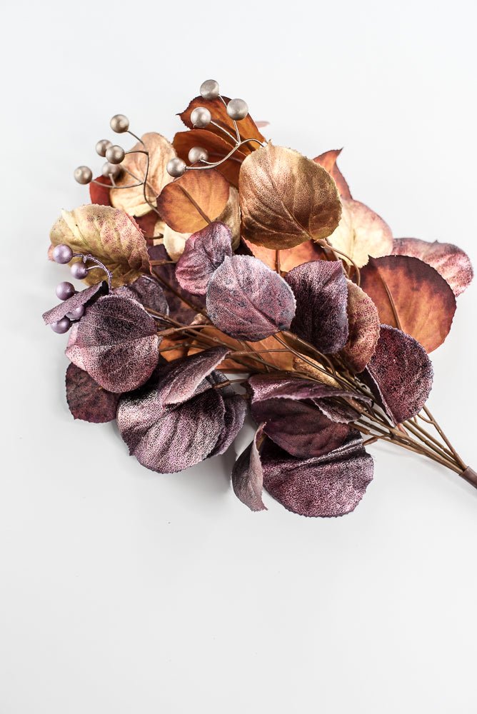 Holiday eucalyptus bush - plum metallic - Greenery MarketXF654 - PLOG